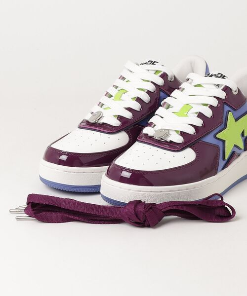 A BATHING APE（アベイシングエイプ）の「BAPE STA ICON #1（スニーカー・メンズ・パープル/レッド/ピンク・11/8/10/9/8.5/9.5/7/12）」の21枚目の写真