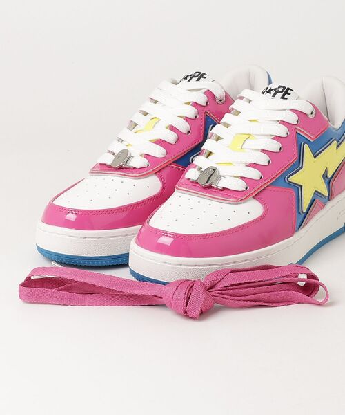 A BATHING APE（アベイシングエイプ）の「BAPE STA ICON #1（スニーカー・メンズ・パープル/レッド/ピンク・11/8/10/9/8.5/9.5/7/12）」の19枚目の写真