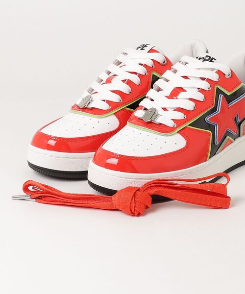 A BATHING APE（アベイシングエイプ）の「BAPE STA ICON #1（スニーカー・メンズ・パープル/レッド/ピンク・11/8/10/9/8.5/9.5/7/12）」の17枚目の写真