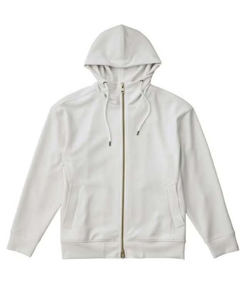 1 piu 1 uguale 3（ウノピゥウノウグァーレトレ）の「GRANVIA NECK ZIP PARKA（パーカー・メンズ・オフホワイト/ブラック・Ⅲ/Ⅵ/Ⅴ/Ⅳ）」の4枚目の写真