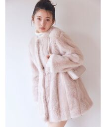 ウエストマークファーコート