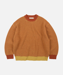 ROLLNECK RINGER KNIT _ ORANGE