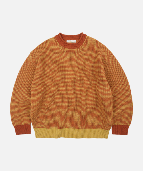 FRIZMWORKS(フリズムワークス)の「ROLLNECK RINGER KNIT _ ORANGE(ニット/セーター・メンズ・その他・SMALL/MEDIUM/LARGE/X-LARGE)」の1枚目の写真