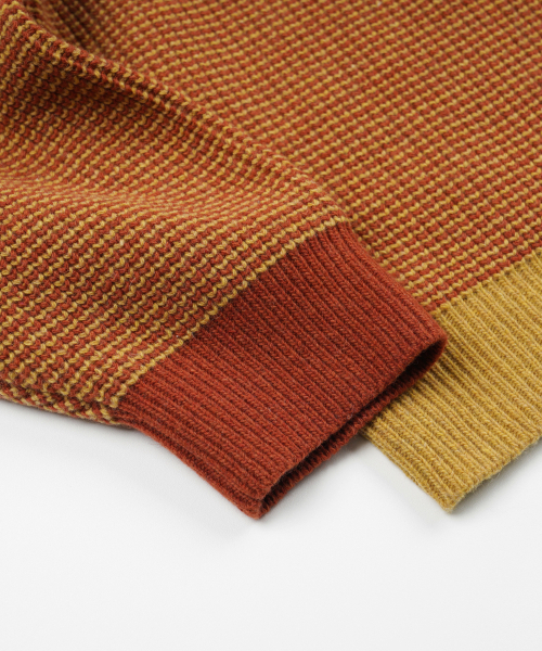 FRIZMWORKS(フリズムワークス)の「ROLLNECK RINGER KNIT _ ORANGE(ニット/セーター・メンズ・その他・SMALL/MEDIUM/LARGE/X-LARGE)」の4枚目の写真