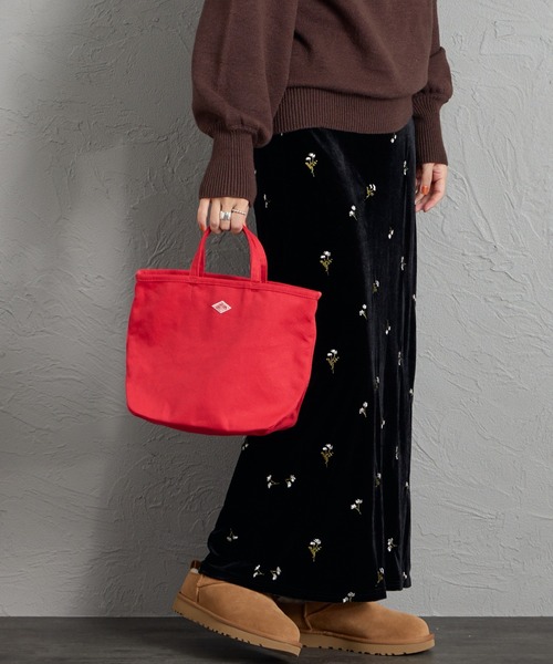 DANTON（ダントン）の「[DANTON/ダントン] ORSAY MOYEN 2WAY キャンバストートバッグ（トートバッグ・レディース・ブラック/キナリ/レッド・ONE SIZE）」の5枚目の写真