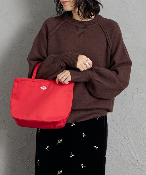 DANTON（ダントン）の「[DANTON/ダントン] ORSAY MOYEN 2WAY キャンバストートバッグ（トートバッグ・レディース・ブラック/キナリ/レッド・ONE SIZE）」の4枚目の写真
