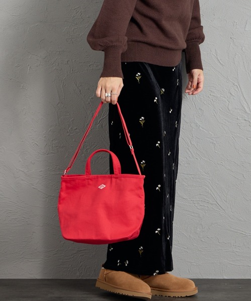 DANTON（ダントン）の「[DANTON/ダントン] ORSAY MOYEN 2WAY キャンバストートバッグ（トートバッグ・レディース・ブラック/キナリ/レッド・ONE SIZE）」の10枚目の写真