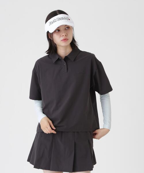 Jack Bunny!!（ジャックバニー）の「MEMORICHI 長袖Uネックインナー（Tシャツ/カットソー・レディース・ブルー/ネイビー・LARGE/SMALL/MEDIUM）」の6枚目の写真