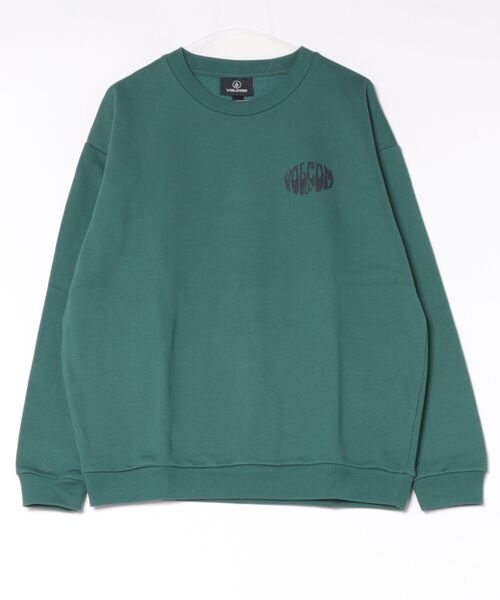 VOLCOM(ボルコム)の「VOLCOM メンズ SOLARMAX RAGLAN CREW トレーナー 【2026年秋冬モデル】(スウェット・メンズ・チャコールグレー/グレー/グリーン・X-LARGE/LARGE/MEDIUM)」の3枚目の写真
