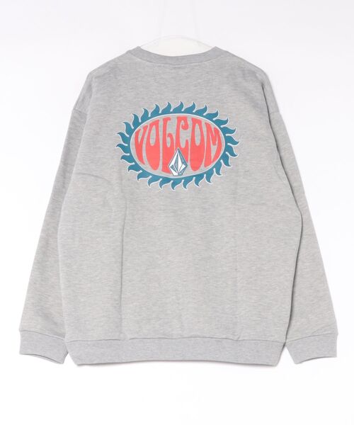 VOLCOM(ボルコム)の「VOLCOM メンズ SOLARMAX RAGLAN CREW トレーナー 【2026年秋冬モデル】(スウェット・メンズ・チャコールグレー/グレー/グリーン・X-LARGE/LARGE/MEDIUM)」の4枚目の写真