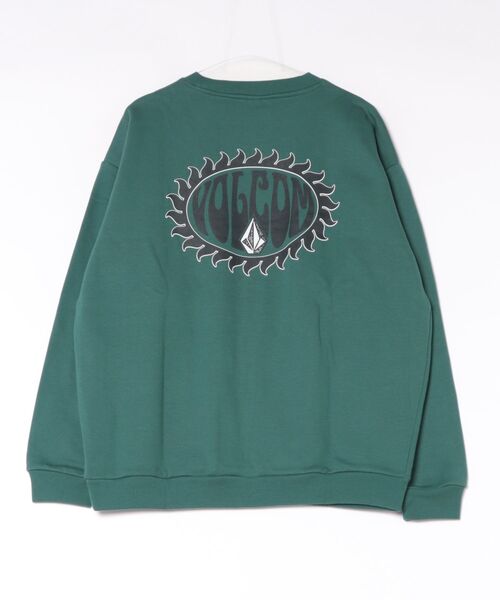 VOLCOM(ボルコム)の「VOLCOM メンズ SOLARMAX RAGLAN CREW トレーナー 【2026年秋冬モデル】(スウェット・メンズ・チャコールグレー/グレー/グリーン・X-LARGE/LARGE/MEDIUM)」の5枚目の写真