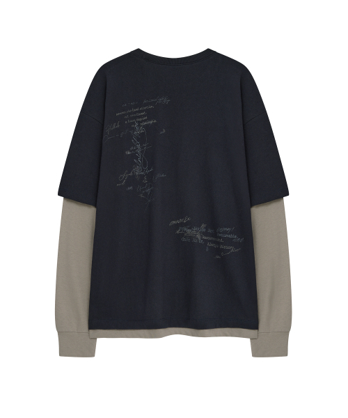 Midnight Move(ミッドナイトムーブ)の「vt ld t (ネイビー)(Tシャツ/カットソー・レディース・その他・FREE)」の3枚目の写真