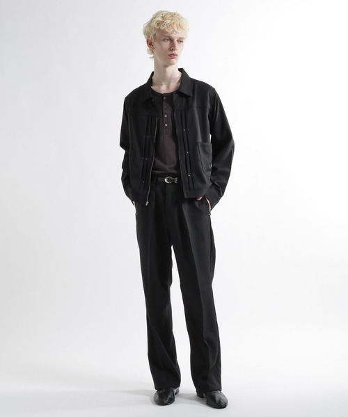 HARE(ハレ)の「【Wrangler×HARE SET UP対応】ZIPウエスタンジャケット(HARE)(デニムジャケット・メンズ・ブルー/ブラック・MEDIUM/SMALL)」の21枚目の写真