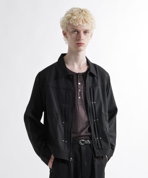 HARE(ハレ)の「【Wrangler×HARE SET UP対応】ZIPウエスタンジャケット(HARE)(デニムジャケット・メンズ・ブルー/ブラック・MEDIUM/SMALL)」の15枚目の写真
