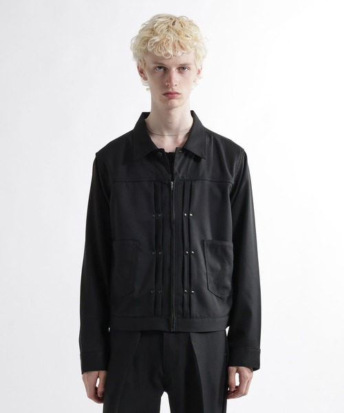 HARE(ハレ)の「【Wrangler×HARE SET UP対応】ZIPウエスタンジャケット(HARE)(デニムジャケット・メンズ・ブルー/ブラック・MEDIUM/SMALL)」の17枚目の写真