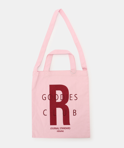 JOURNAL STANDARD relume(ジャーナルスタンダード レリューム)の「GOODIES CLUB 2WAYトートバッグ(トートバッグ・レディース・ネイビー/ブラウン/ベージュ/ブルー/ボルドー/ピンク・FREE)」の5枚目の写真