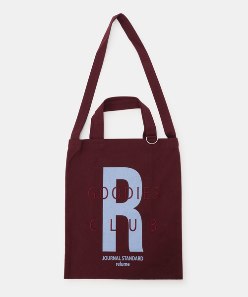 JOURNAL STANDARD relume(ジャーナルスタンダード レリューム)の「GOODIES CLUB 2WAYトートバッグ(トートバッグ・レディース・ネイビー/ブラウン/ベージュ/ブルー/ボルドー/ピンク・FREE)」の6枚目の写真
