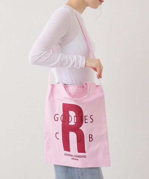 JOURNAL STANDARD relume(ジャーナルスタンダード レリューム)の「GOODIES CLUB 2WAYトートバッグ(トートバッグ・レディース・ネイビー/ブラウン/ベージュ/ブルー/ボルドー/ピンク・FREE)」の18枚目の写真