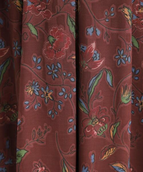 LAURA ASHLEY(ローラアシュレイ)の「【洗える/ウエストゴム仕様/カラー&無地展開あり】アーシャ柄 ジャカードスカート(スカート・レディース・ワイン系1/ブラック/ブラック系・40/38)」の15枚目の写真