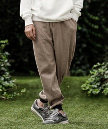 mp15521- Herringbone Wool Knit Jogger Pants ジョガーパンツ(A74726cmb)