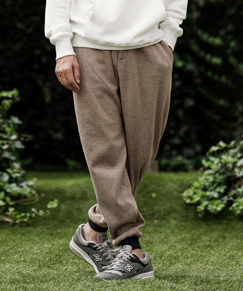 CAMBIO（カンビオ）の「mp15521- Herringbone Wool Knit Jogger Pants ジョガーパンツ(A74726cmb)（その他パンツ・メンズ・ブラック/ベージュ/ワイン/チャコール・S/M/L）」の3枚目の写真