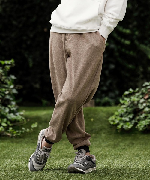 CAMBIO（カンビオ）の「mp15521- Herringbone Wool Knit Jogger Pants ジョガーパンツ(A74726cmb)（その他パンツ・メンズ・ブラック/ベージュ/ワイン/チャコール・S/M/L）」の12枚目の写真