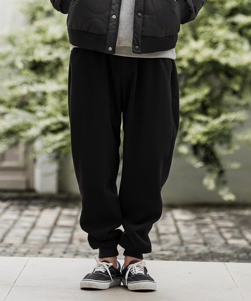CAMBIO（カンビオ）の「mp15521- Herringbone Wool Knit Jogger Pants ジョガーパンツ(A74726cmb)（その他パンツ・メンズ・ブラック/ベージュ/ワイン/チャコール・S/M/L）」の18枚目の写真