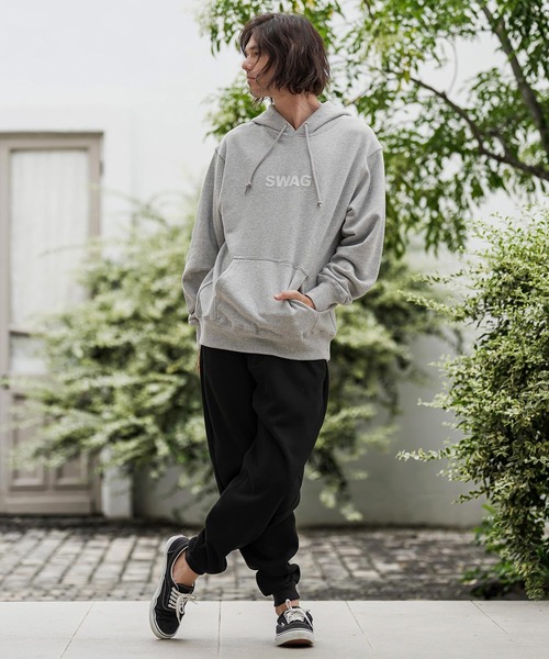 CAMBIO（カンビオ）の「mp15521- Herringbone Wool Knit Jogger Pants ジョガーパンツ(A74726cmb)（その他パンツ・メンズ・ブラック/ベージュ/ワイン/チャコール・S/M/L）」の21枚目の写真
