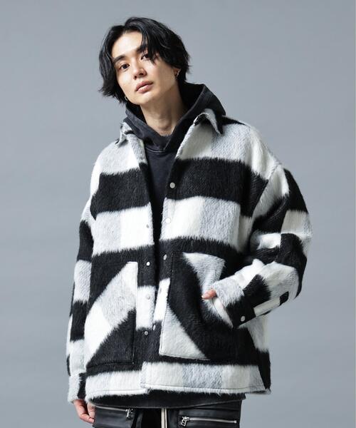 DANKE SCHON(ダンケシェーン)の「DankeSchon/ダンケシェーン/SHAGGY SHIRTS CHECK(シャツ/ブラウス・メンズ・ブラウン/ブルー/イエロー/モスグリーン/ブラック系その他/ベージュ・F)」の2枚目の写真