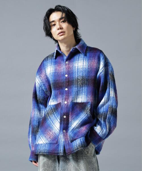 DANKE SCHON(ダンケシェーン)の「DankeSchon/ダンケシェーン/SHAGGY SHIRTS CHECK(シャツ/ブラウス・メンズ・ブラウン/ブルー/イエロー/モスグリーン/ブラック系その他/ベージュ・F)」の6枚目の写真