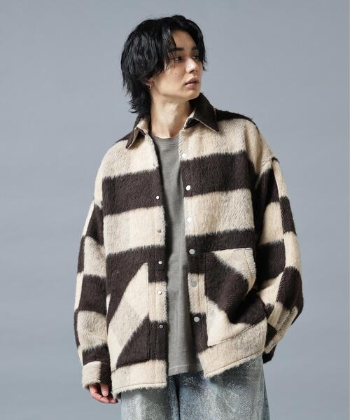 DANKE SCHON(ダンケシェーン)の「DankeSchon/ダンケシェーン/SHAGGY SHIRTS CHECK(シャツ/ブラウス・メンズ・ブラウン/ブルー/イエロー/モスグリーン/ブラック系その他/ベージュ・F)」の15枚目の写真