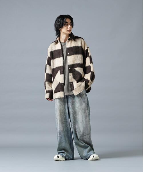 DANKE SCHON(ダンケシェーン)の「DankeSchon/ダンケシェーン/SHAGGY SHIRTS CHECK(シャツ/ブラウス・メンズ・ブラウン/ブルー/イエロー/モスグリーン/ブラック系その他/ベージュ・F)」の17枚目の写真