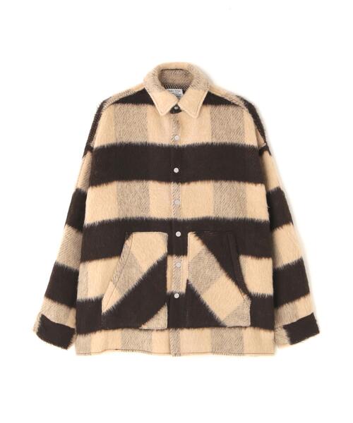 DANKE SCHON(ダンケシェーン)の「DankeSchon/ダンケシェーン/SHAGGY SHIRTS CHECK(シャツ/ブラウス・メンズ・ブラウン/ブルー/イエロー/モスグリーン/ブラック系その他/ベージュ・F)」の18枚目の写真