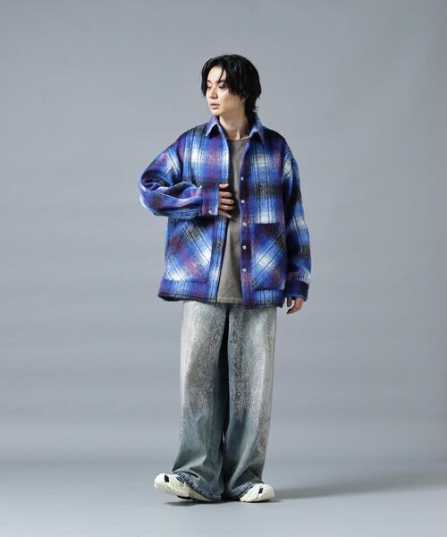 DANKE SCHON(ダンケシェーン)の「DankeSchon/ダンケシェーン/SHAGGY SHIRTS CHECK(シャツ/ブラウス・メンズ・ブラウン/ブルー/イエロー/モスグリーン/ブラック系その他/ベージュ・F)」の19枚目の写真