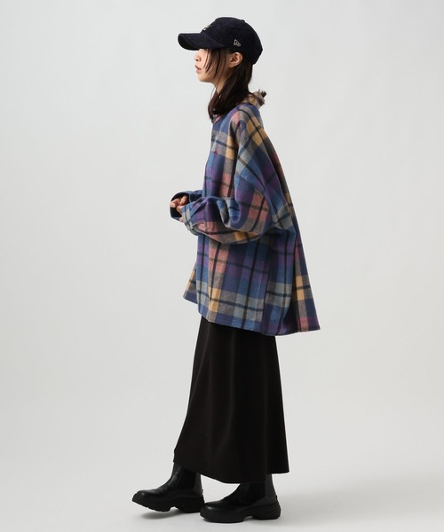BEVERLY HILLS POLO CLUB(ビバリーヒルズポロクラブ)の「【BEVERLY HILLS POLO CLUB】オーバーチェックシャツ(シャツ/ブラウス・レディース・ピンク/ブラウン/ブルー・FREE)」の11枚目の写真