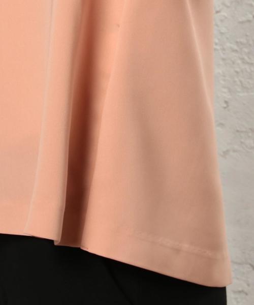 green label relaxing（グリーンレーベルリラクシング）の「KF PE ベルスリーブフレアPO ブラウス（シャツ/ブラウス・レディース・オフホワイト/ピンク/オリーブ・FREE）」の13枚目の写真