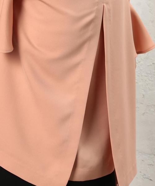 green label relaxing（グリーンレーベルリラクシング）の「KF PE ベルスリーブフレアPO ブラウス（シャツ/ブラウス・レディース・オフホワイト/ピンク/オリーブ・FREE）」の16枚目の写真