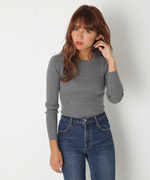 SLY | LANA WOOL RIB HG TOPS(ニット/セーター)