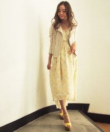 dazzlin | レースアップＶネックワンピース(ワンピース)