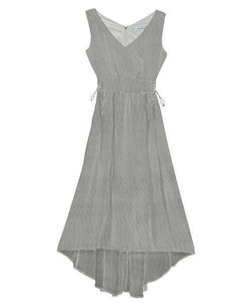 dazzlin（ダズリン）の「レースアップＶネックワンピース（ワンピース・レディース・ブラック/オフホワイト/ベージュ/イエロー/ネイビー・MEDIUM/SMALL）」の16枚目の写真