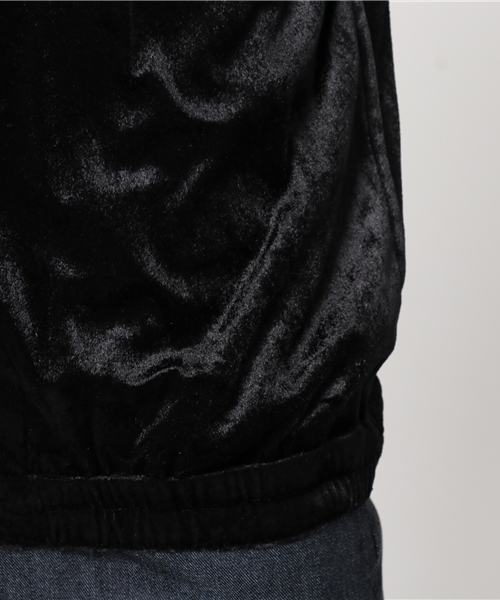 Candy Stripper（キャンディストリッパー）の「SAILOR VELOUR JACKET（ブルゾン・レディース・ブラック/ラベンダー/ライトピンク・2/1）」の9枚目の写真