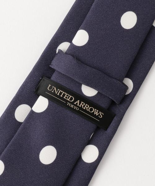 UNITED ARROWS(ユナイテッドアローズ)の「UA IMP シルク ドット タイ(ネクタイ・メンズ・オリーブ/ターコイズブルー/ネイビー・FREE)」の7枚目の写真