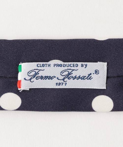 UNITED ARROWS(ユナイテッドアローズ)の「UA IMP シルク ドット タイ(ネクタイ・メンズ・オリーブ/ターコイズブルー/ネイビー・FREE)」の8枚目の写真