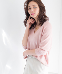 STUDIOUS | 【WEB限定】STUDIOUS ホールガーメントVネックニット【追加予約】(ニット/セーター)