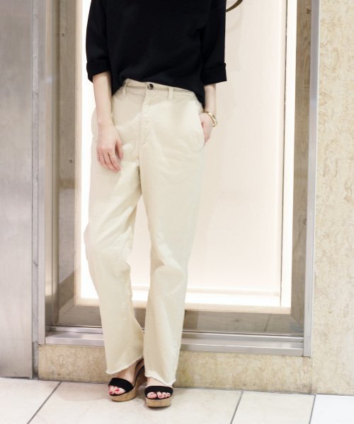 plage（プラージュ）の「14W コーデュロイパンツ◆（その他パンツ・レディース・ベージュ/ホワイト・38/36）」の2枚目の写真