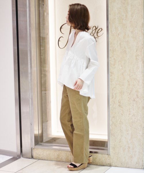 plage（プラージュ）の「14W コーデュロイパンツ◆（その他パンツ・レディース・ベージュ/ホワイト・38/36）」の19枚目の写真