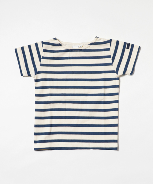 SHIPS（シップス）の「SHIPS KIDS:ボーダー ボートネック TEE(100～130cm)（Tシャツ/カットソー・キッズ・ネイビー/レッド/ライム・100/120/110/130）」の2枚目の写真