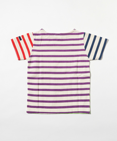 SHIPS（シップス）の「SHIPS KIDS:ボーダー ボートネック TEE(100～130cm)（Tシャツ/カットソー・キッズ・ネイビー/レッド/ライム・100/120/110/130）」の6枚目の写真
