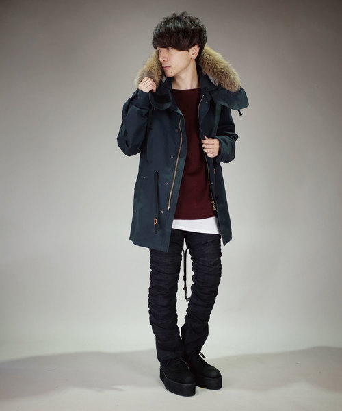 rovtski(ロフトスキー)の「2017 AUTUMN BONDINGMODS PARKA with FUR/1O17060211(モッズコート・メンズ・ブラック/ネイビー・LARGE/MEDIUM)」の10枚目の写真