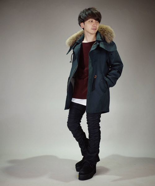 rovtski(ロフトスキー)の「2017 AUTUMN BONDINGMODS PARKA with FUR/1O17060211(モッズコート・メンズ・ブラック/ネイビー・LARGE/MEDIUM)」の6枚目の写真